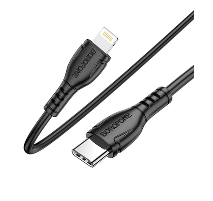 Кабель Lightning -TypeC BOROFONE BX51 PD 12W (черный) 1м
