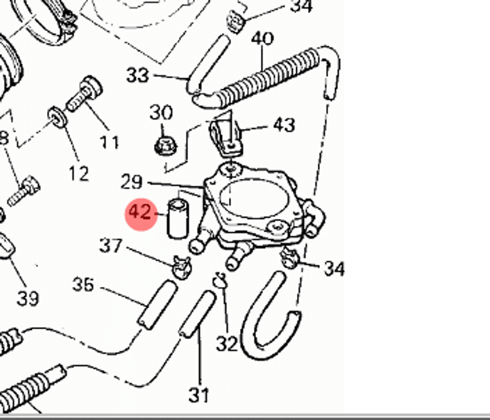 Втулка Yamaha 90387105G5