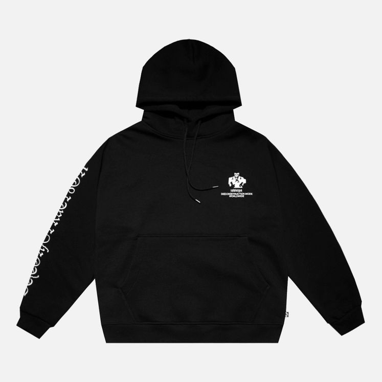 Худи ISSAYA Omen, черный, утеп.