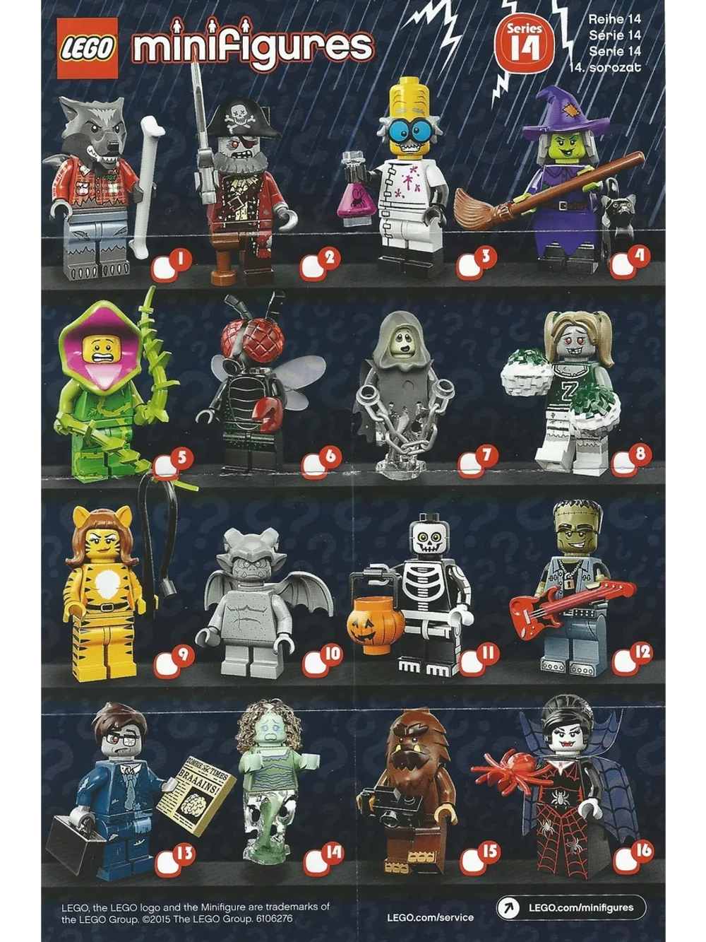 LEGO Minifigures series 14 серия 71010 Оборотень