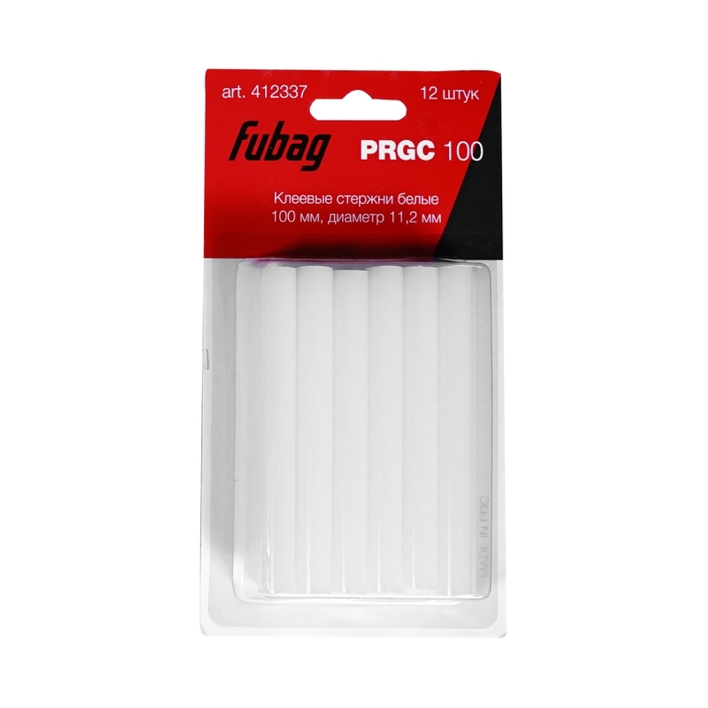 Клеевые стержни Fubag PRGC 100 белые   412337