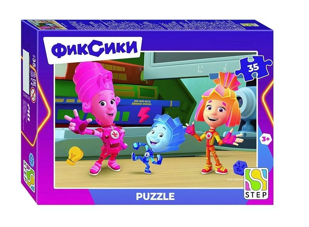 Пазл 35эл. "Фиксики. Новый сезон" (Аэроплан) (Степ пазл)