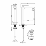 Смеситель для раковины Lemark Mista LM6409WG белый/золото