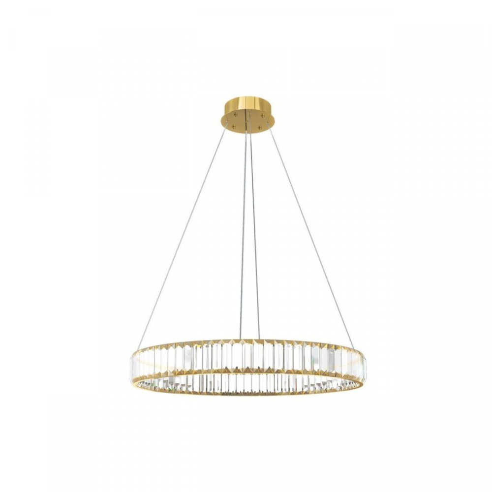 Подвесная светодиодная люстра Loft It Crystal ring 10135/600 Gold