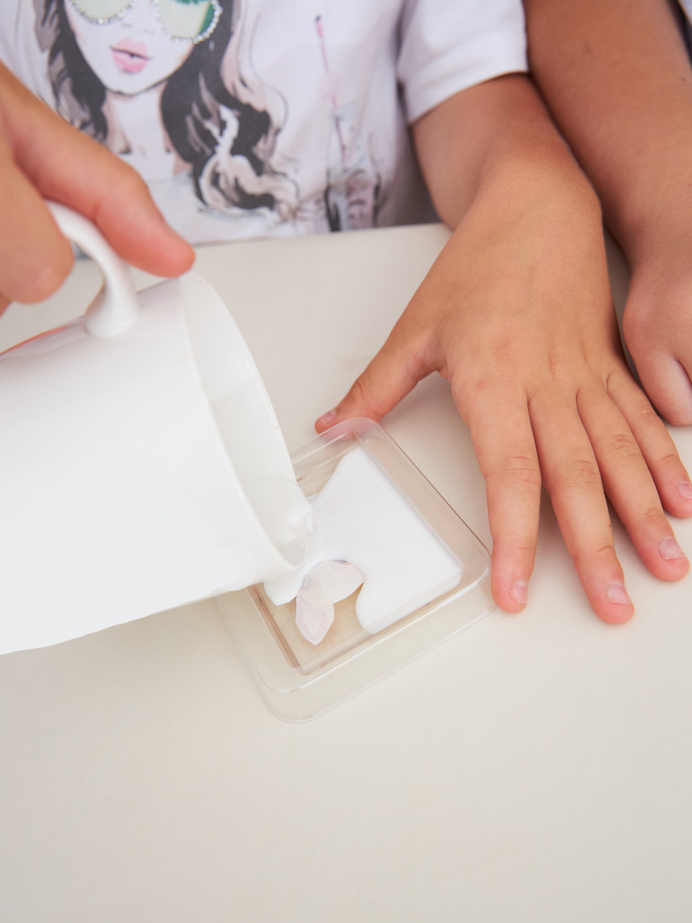 Набор для изготовления мыла. Рукодельное мыло с картинкой "Дед Мороз"