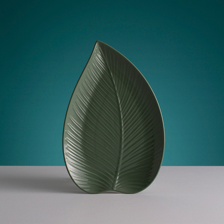 Блюдо сервировочное 20.5х31.5см Mason Cash In The Forest Leaf серое/зеленое