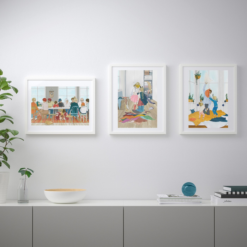 IKEA BILD  (ИКЕА БИЛД)  -  Плакат, Модерн Ларссон, 40x50 см