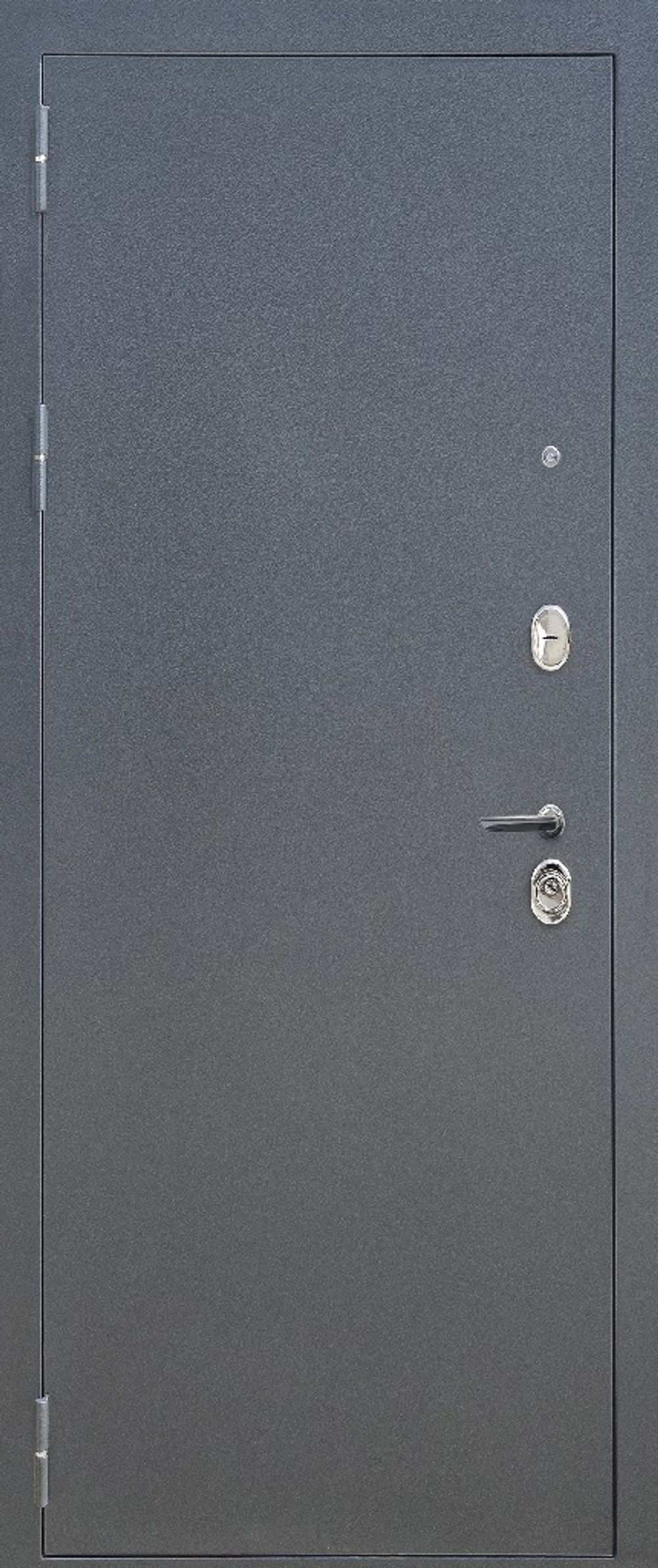 Входная дверь FlyDoors АРКАН ЗЕРКАЛО Букле графит