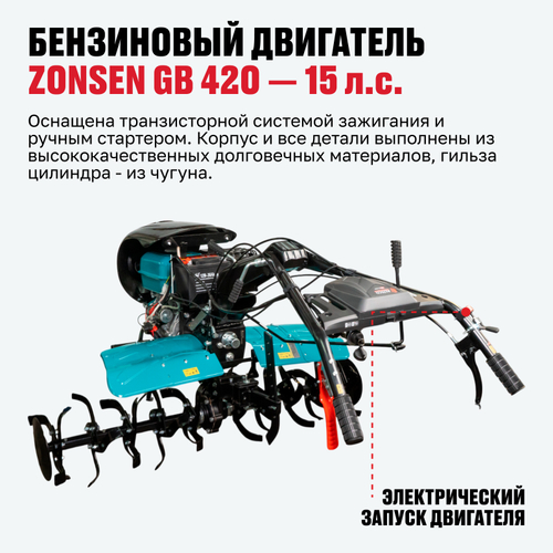 Мотокультиватор ALTECO MK 15-1350 (без колес)