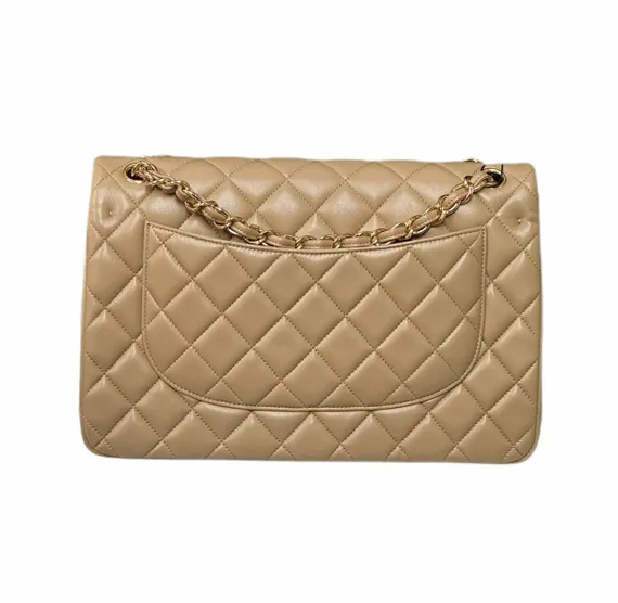 Женская сумка Chanel Timeless Jumbo бежевый
