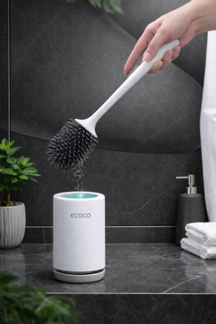 Ершик для унитаза силиконовый напольный