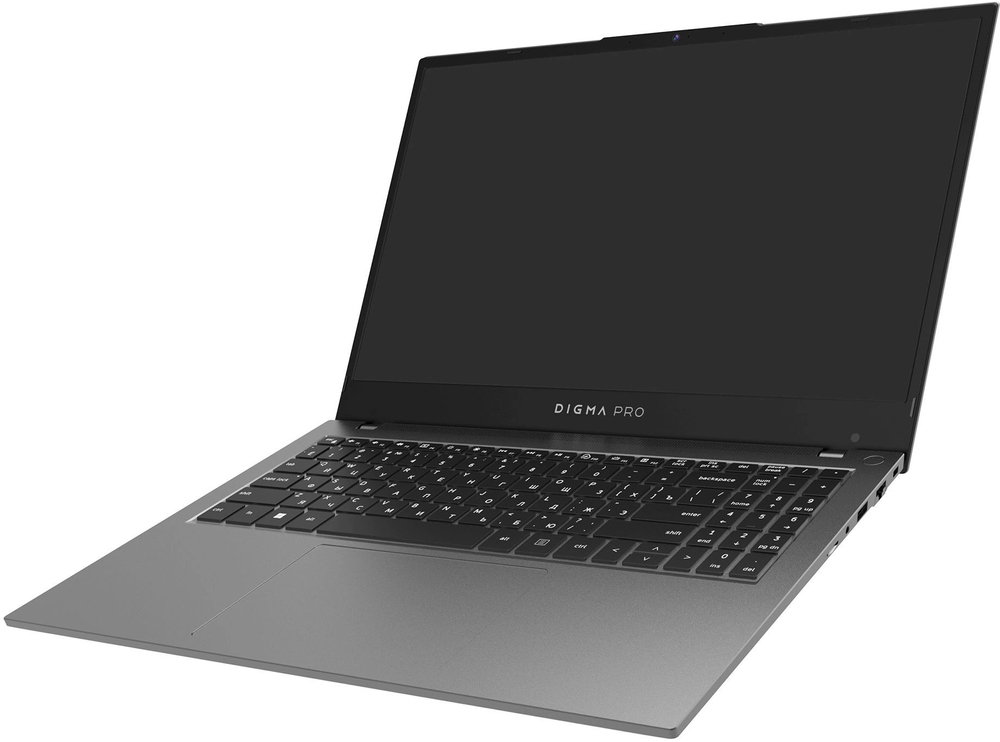 Ноутбук  Digma Pro Fortis 15.6 ", Core i3, 8 Гб RAM, 512 Гб SSD, UHD Graphics, Серый