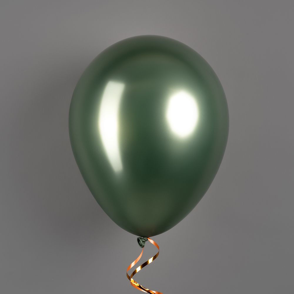 Шар (12''/30 см), Ретро, Авокадо, хром, 50 шт.