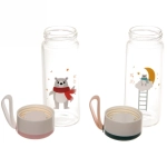 Бутылка питьевая стеклянная 320мл «Полярный Мишка»