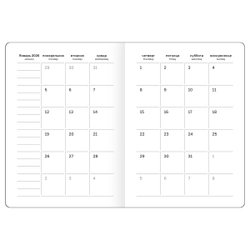 Ежедневник датированный 2026, А6, 7БЦ BG"Monochrome. Mulberry", розовый, soft touch DdА6_09624