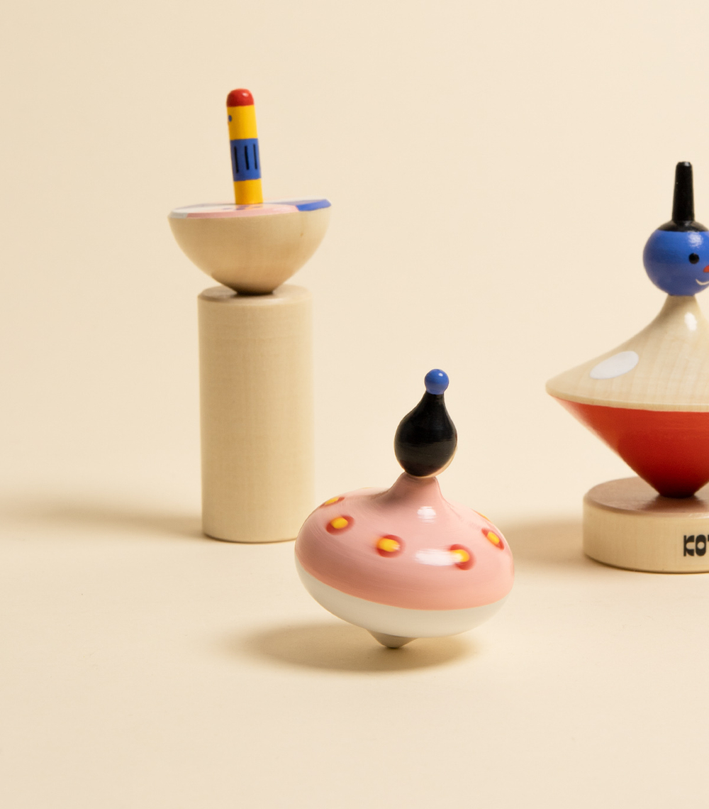 Набор – Семья волчков | Kotok toys