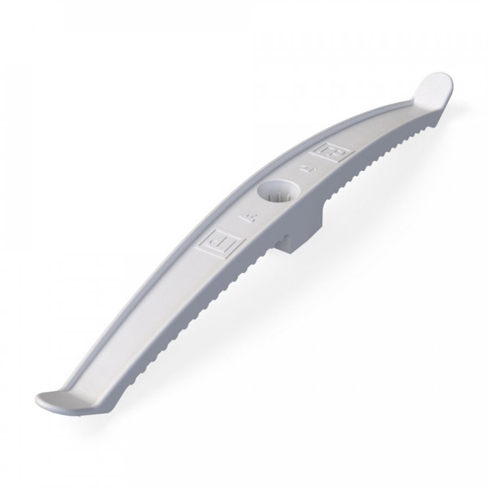 Держатель кабеля двусторонний для прямого монтажа серовато-белый (20шт/120шт уп/кор) Промрукав