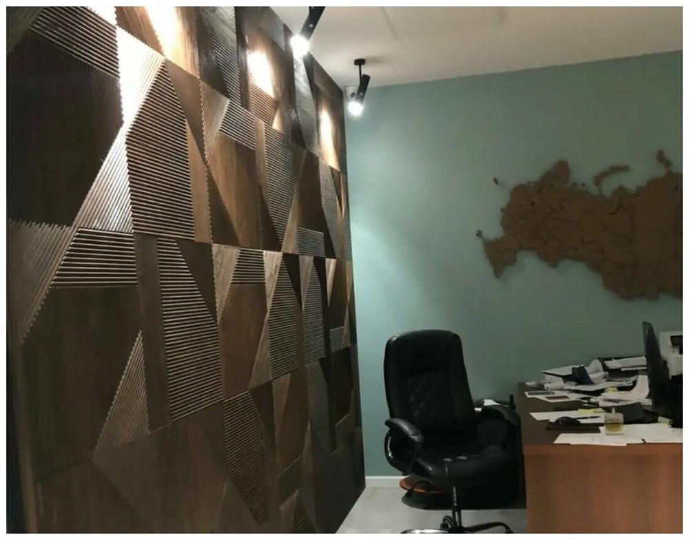 Рифленые стеновые панели из Сосны