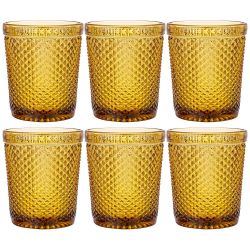 НАБОР СТАКАНОВ "ГРАНАТ" ИЗ 6ШТ. СЕРИЯ "MUZA COLOR" 280МЛ. / В=10 СМ (КОР=6НАБ.)