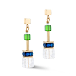 Серьги Coeur de Lion Multicolour Gold 3018/21-1516
