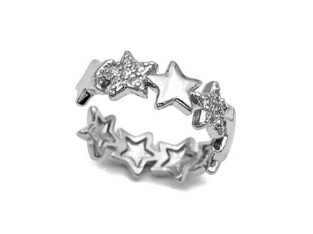 Кафф "Звезды" 5мм, со стразами