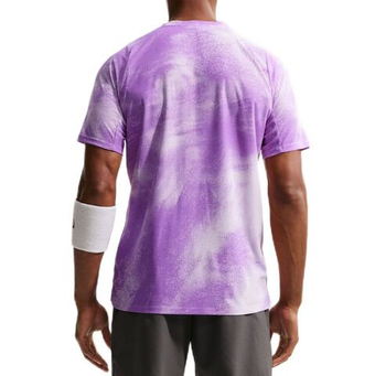 Мужская теннисная футболка Nike Court Paris Slam Advantage Dri-Fit Tennis - violet mist/bright violet/black