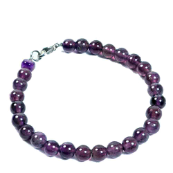 Браслет "Келли 6" аметист темный