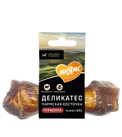 Мнямс Лакомство для собак Пармская косточка, Размер XXL