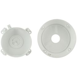 Коробка монтажная ЭРА KOR-MV-131-41.5-W-55 для камер видеонаблюдения белая 131х41,5мм IP55 | Коробки монтажные для камер видеонаблюдения