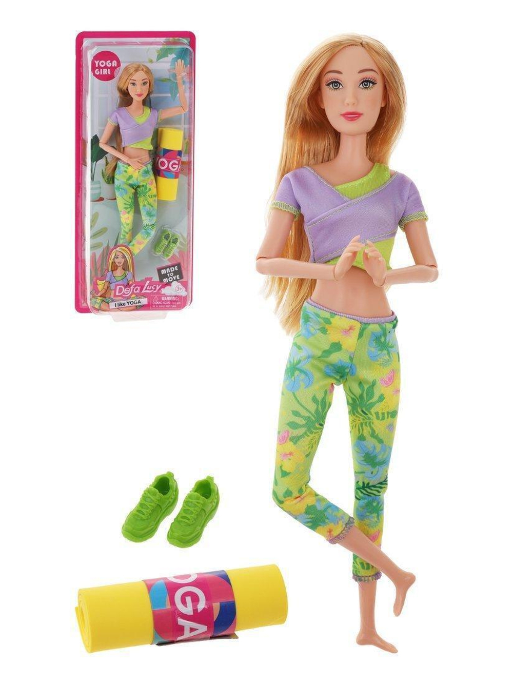 Кукла тип модель "Спортсменка" 4предм. 8489b (Defa lucy)