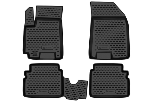 Коврики в салон для CHEVROLET Aveo 2004-2012, 4 шт. (полиуретан) NLC.08.06.210K