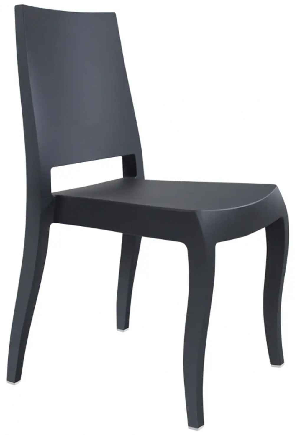 Стул пластиковый Papatya Class-X, антрацит матовый
