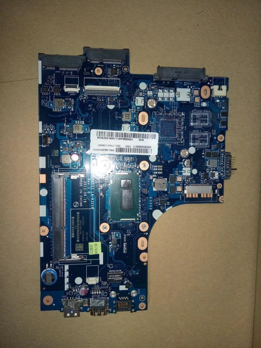 Материнская плата для ноутбука Lenovo M30-70 S310 W8P UMA I3-4030 (5B20G18957), оригинал