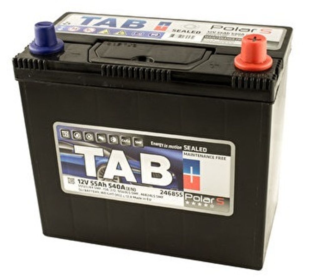TAB POLAR JIS MF 6CT- 55 ( 246755 / 246855 ) аккумулятор