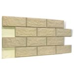 Термопанель фасадная клинкерная Регент, цокольный элемент, плитка Stroeher, цвет KS-02, толщина 60 мм