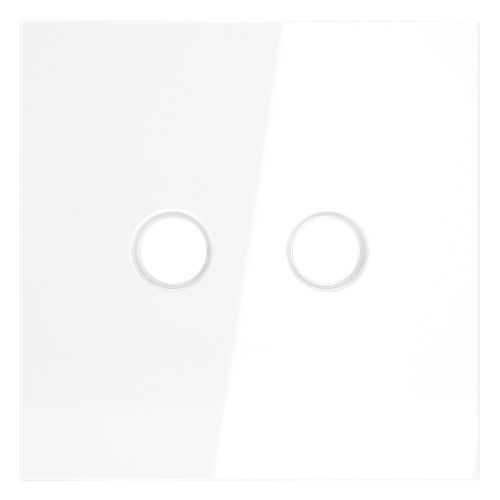 Накладка для розетки телевизионной оконечной TV+SAT, S70 (белый глянцевый)