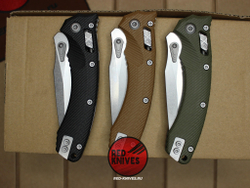 Нож Microtech Amphibian G10 - зеленая рукоять G10, клинок стоунвош RK/458