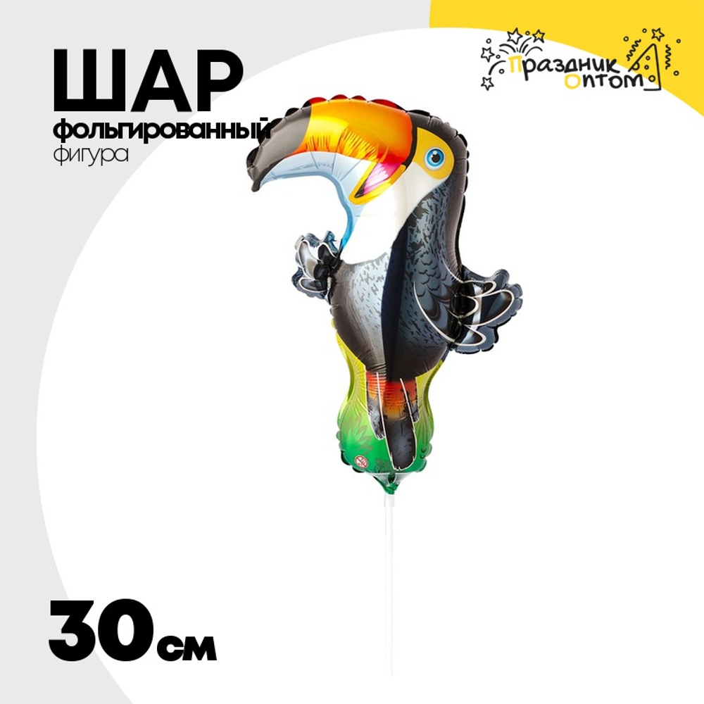 Шар Фольгированный Тукан (Черный)