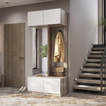 Прихожая Урбан пр-03 дуб смоки / кашемир