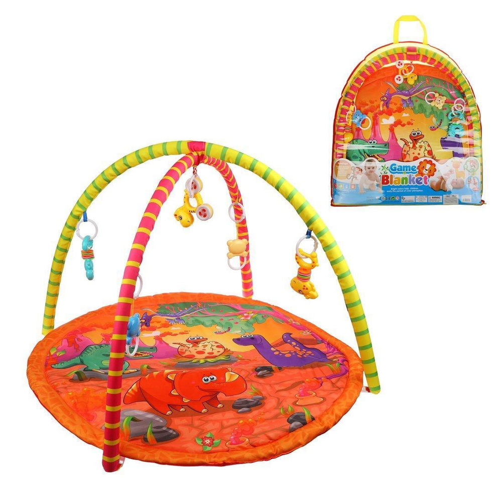 Коврик развивающий, 5 игрушек в ассорт. 8801-44