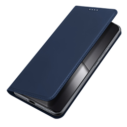 Чехол книжка из PU кожи синего цвета от Dux Ducis для Xiaomi 14T, серия Skin Pro Series Case