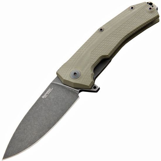 Складной нож Lion Steel "KUR" L/KUR BGR c клинком из стали Uddeholm Sleipner®, рукоять G10