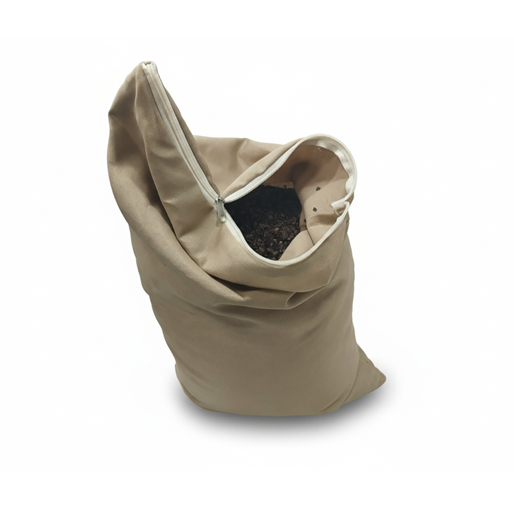 Подушка с наполнителем из гречишной лузги на молнии