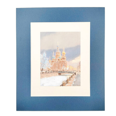 Бернштейн Алексей. Спас на крови. Санкт-Петербург. 2015. Сухая пастель.