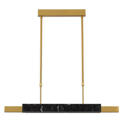 4361/25L MIDCENT ODL24 000 черный мрамор/антич. бронза/металл/акрил Подвесной светильник IP20 LED 25W 3000K 220V MARMI