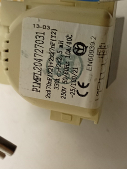 LFTA+5H1741 ктп11 Сетевой шнур для посудомоечной машин Indesit, Ariston C00279484 б/у