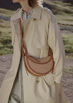 Сумка Polene Numero Dix EDITION DUO CAMEL CANVAS