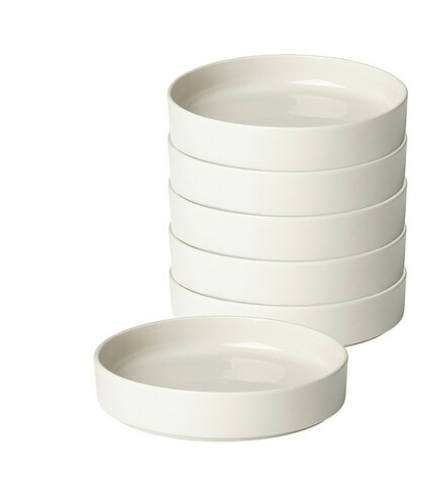 Blomus - Набор из 6 тарелок Pilar глубиной 20 см Moonbeam / артикул   B63694K  / GTIN 4008832636943