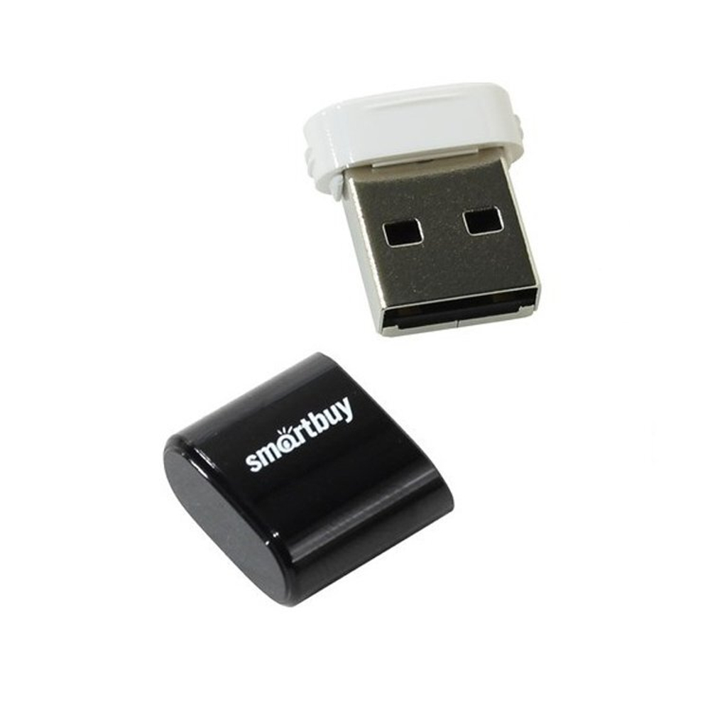 USB Флешка 8GB SmartBuy Lara, USB 2.0, черная АКЦИЯ