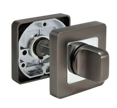 Завертка сантехническая МН-WC S55 GR/PC (графит/хром) 1/10 "Morelli"